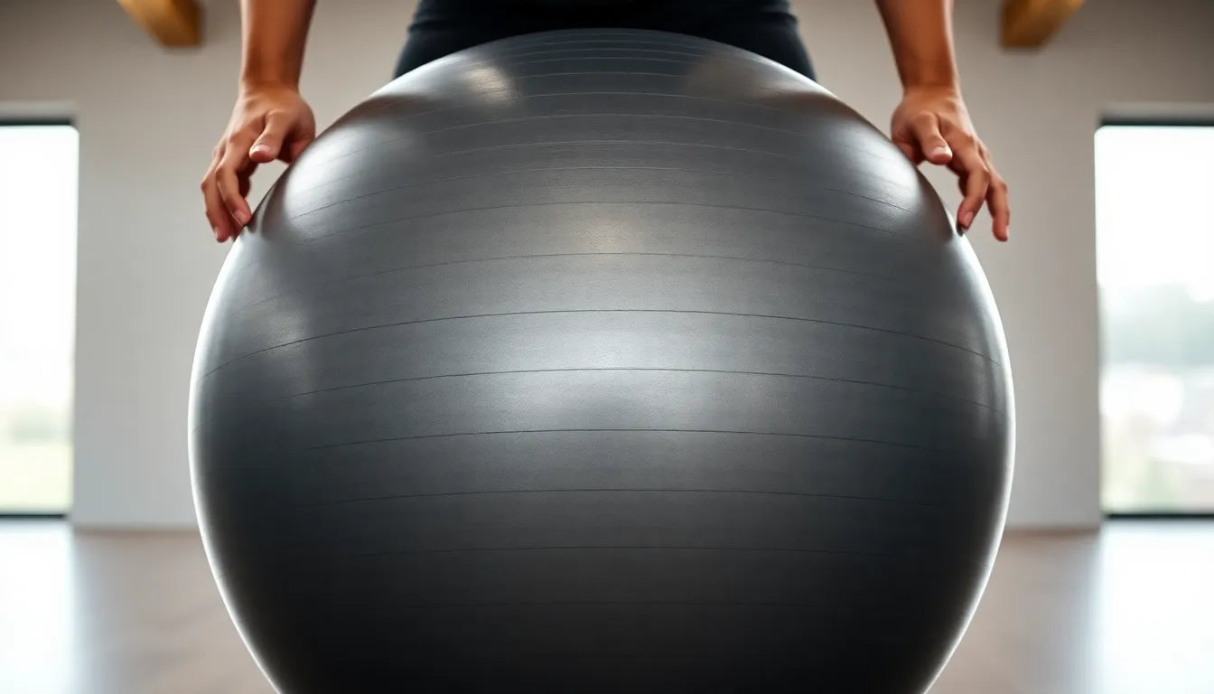 Unlock Your Core: Bækkenbundsøvelser på bold for the Practice Reader - Illustration