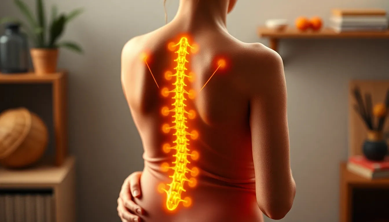 Lindring af øvre rygsmerter under graviditeten: Sådan kan du få det bedre - Illustration