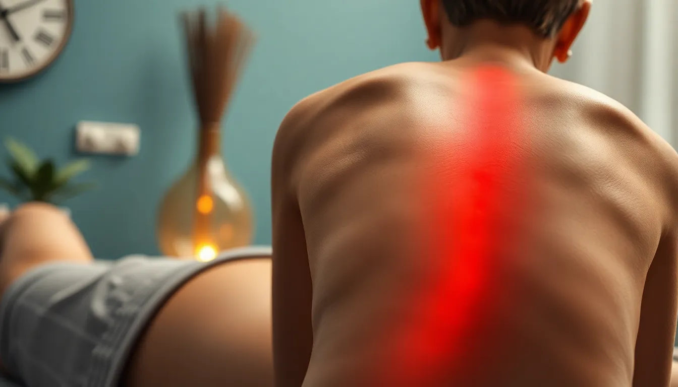 Slip af med ondt i lænden med massage der virker! - Illustration