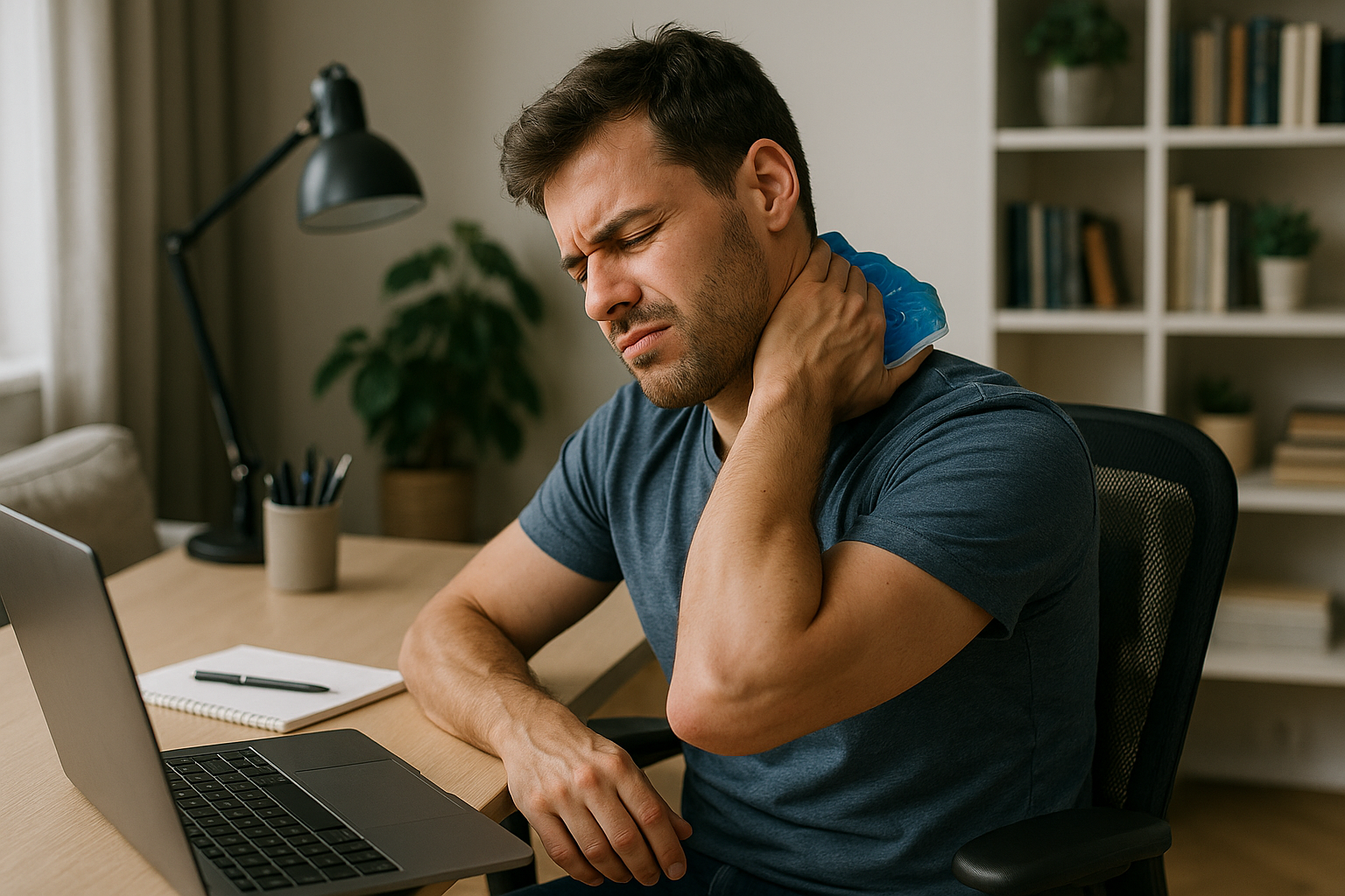 Banish Neck Strain: Simple Steps to Soothe and Prevent Pain - Illustration