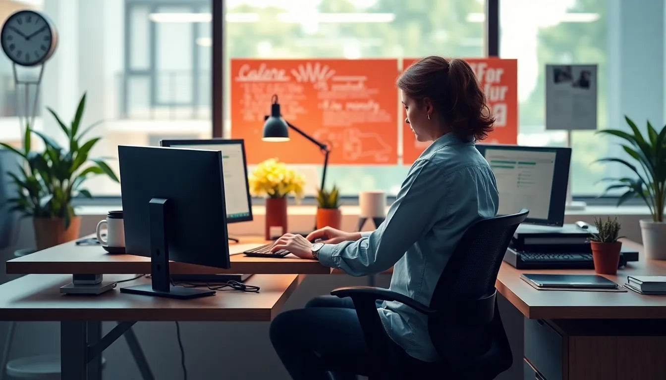 Master the Art of Ergonomic Work Postures for a Pain-Free Day - Illustration