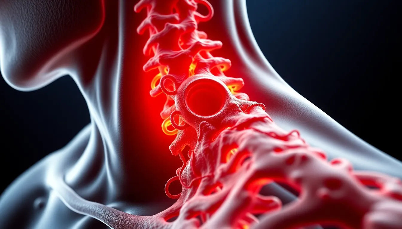 Understanding the Pain: Navigating Life with a C5-C6 Herniated Disc - Illustration