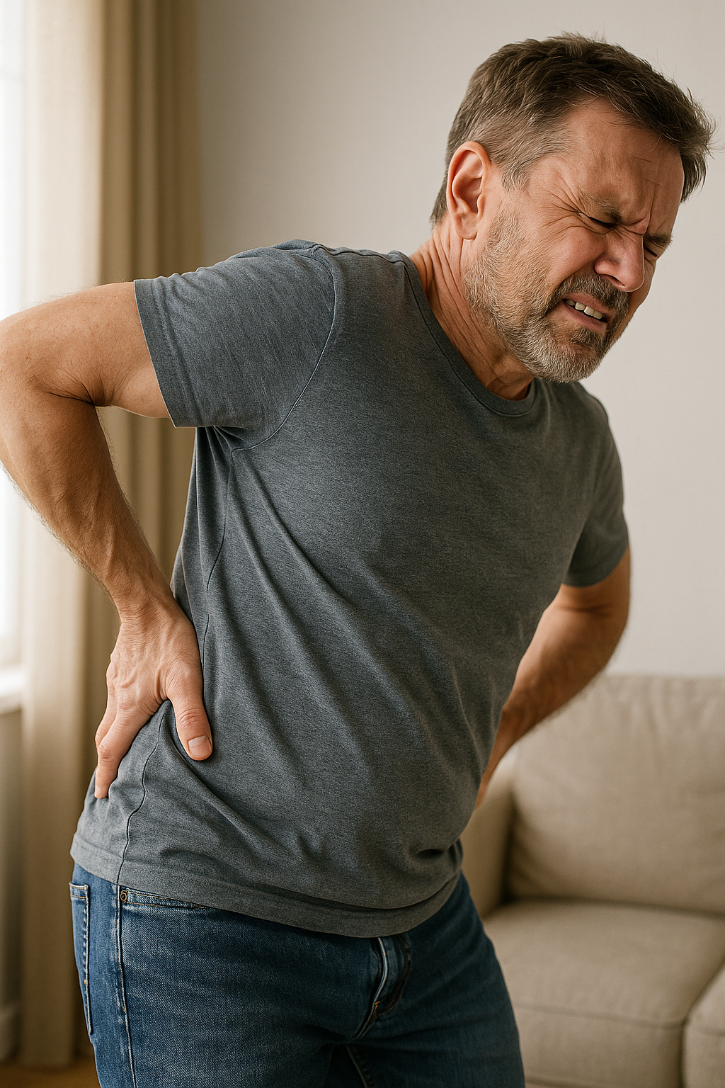 Conquer Lower Back Strain with Simple Self-Care Steps - Illustration