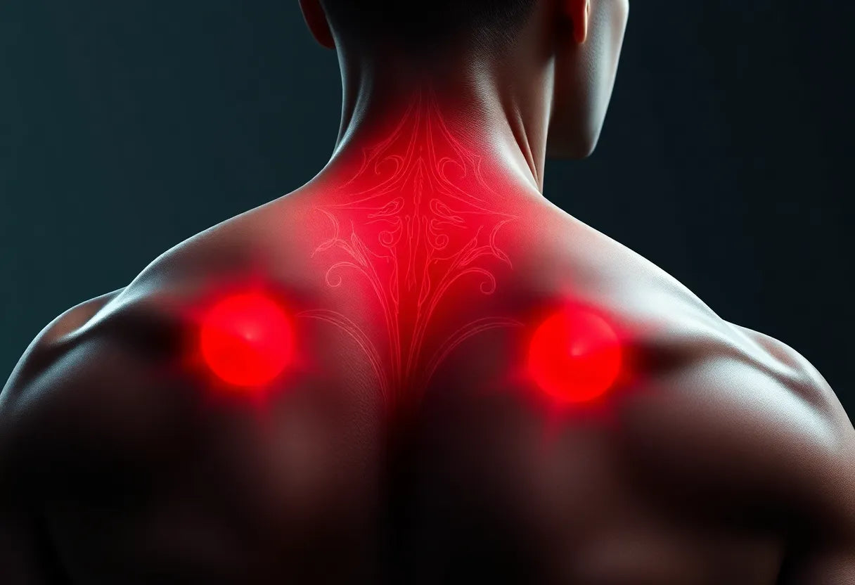 Find Relief from Pain Between the Shoulder Blades Today - Illustration