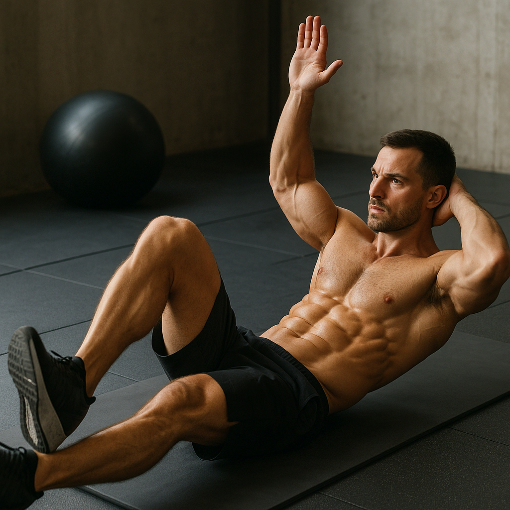 Unlock Your Six-Pack with These Effective Ab Exercises - Illustration