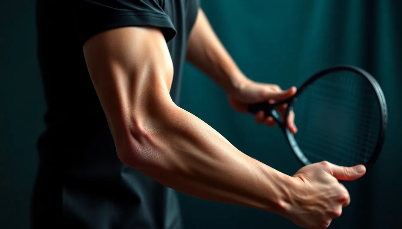 Practice reader unlocks relief with tennis elbow treatment exercises - Illustration