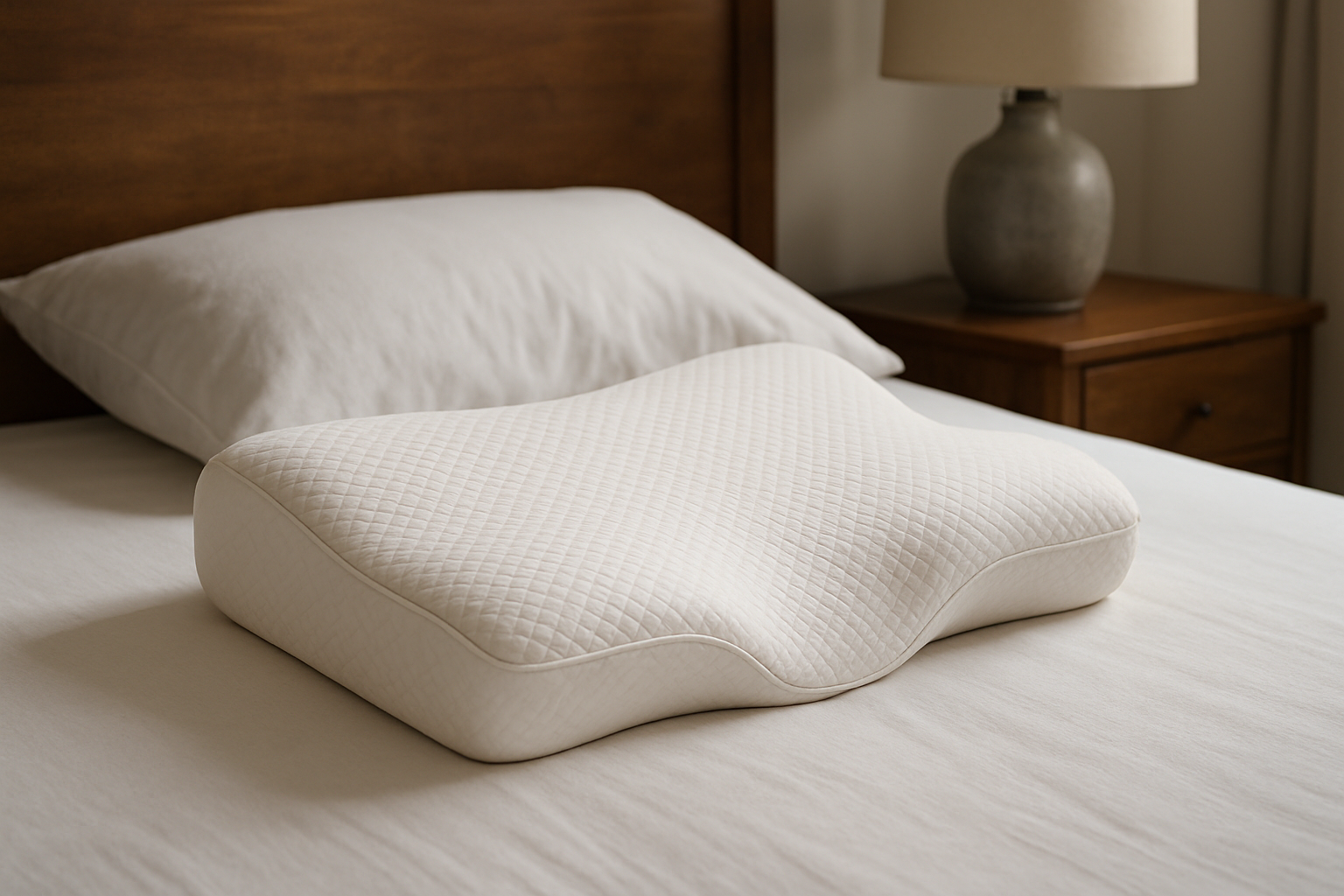Elevate Your Sleep: Discover the Comfort of a Contoured Pillow - Illustration
