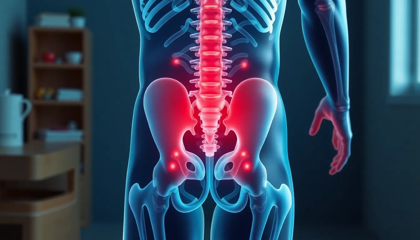 Finding Relief: Managing Bowel Movements with a Herniated Disc - Illustration