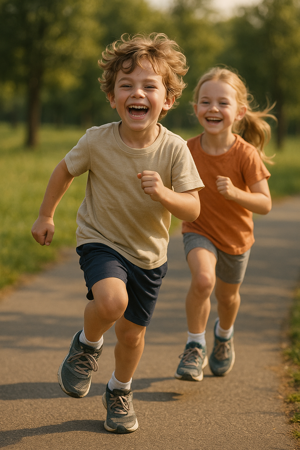Running for kids: how to make it fun and safe - Illustration