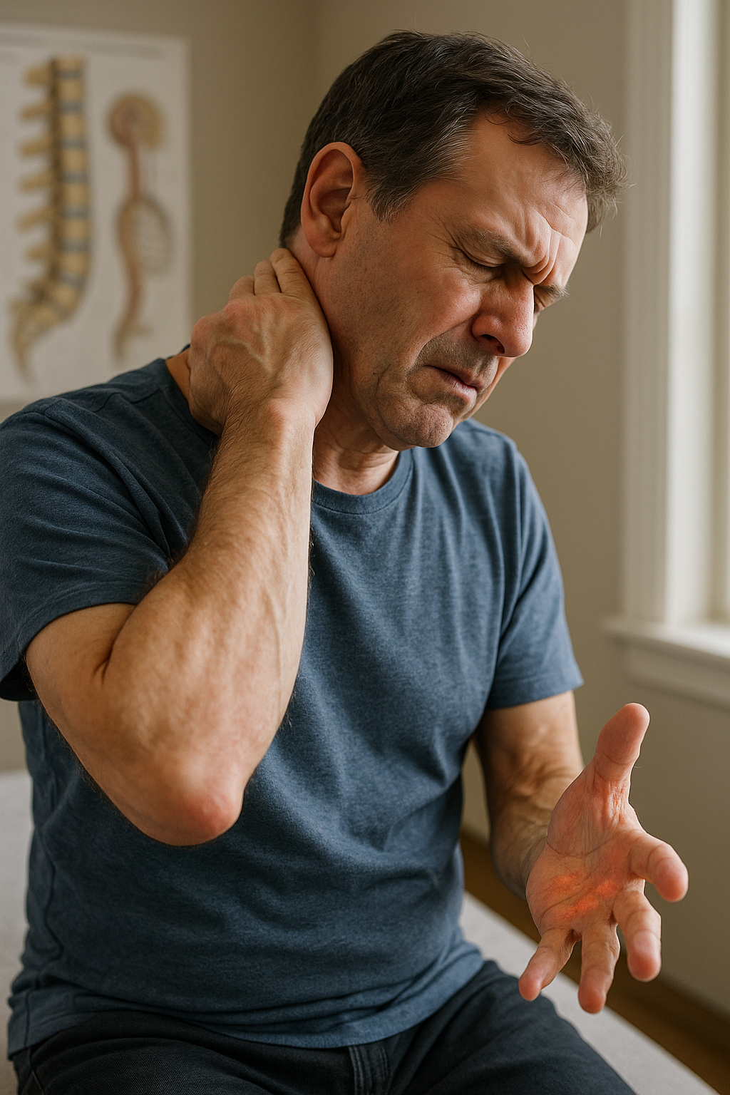 Understanding cervical spinal stenosis symptoms: what your body is telling you - Illustration