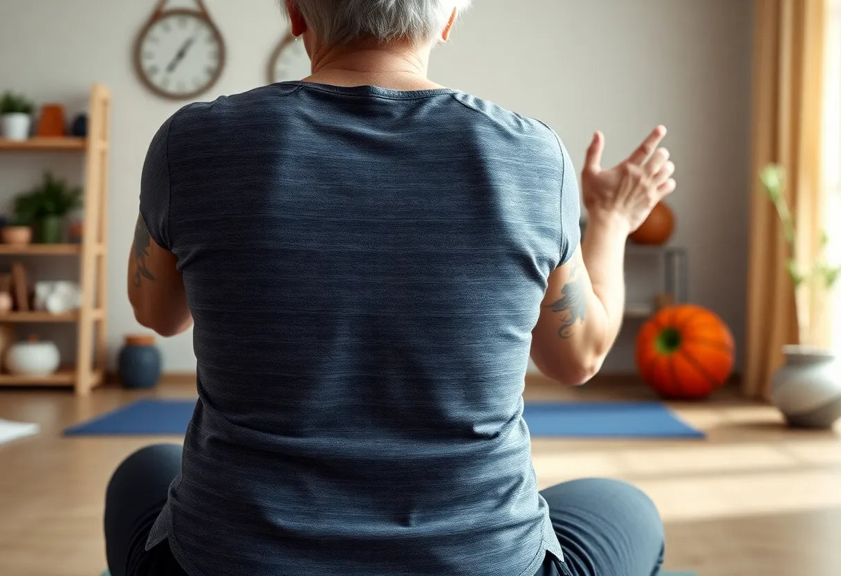 Strengthen Your Back: Simple Exercises for Seniors to Stay Active - Illustration