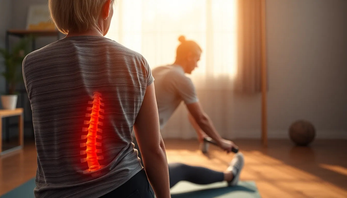 Move with confidence: exercises to ease a herniated disc - Illustration