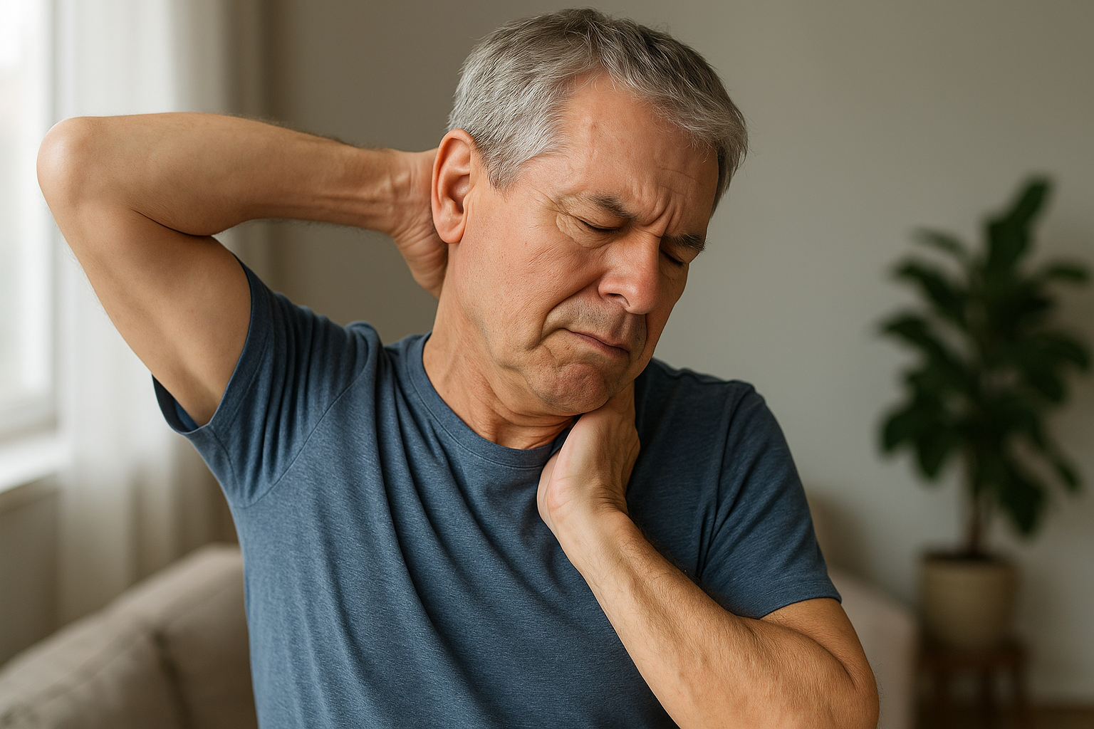 Ease Neck Pain with Simple Osteoarthritis Exercises - Illustration