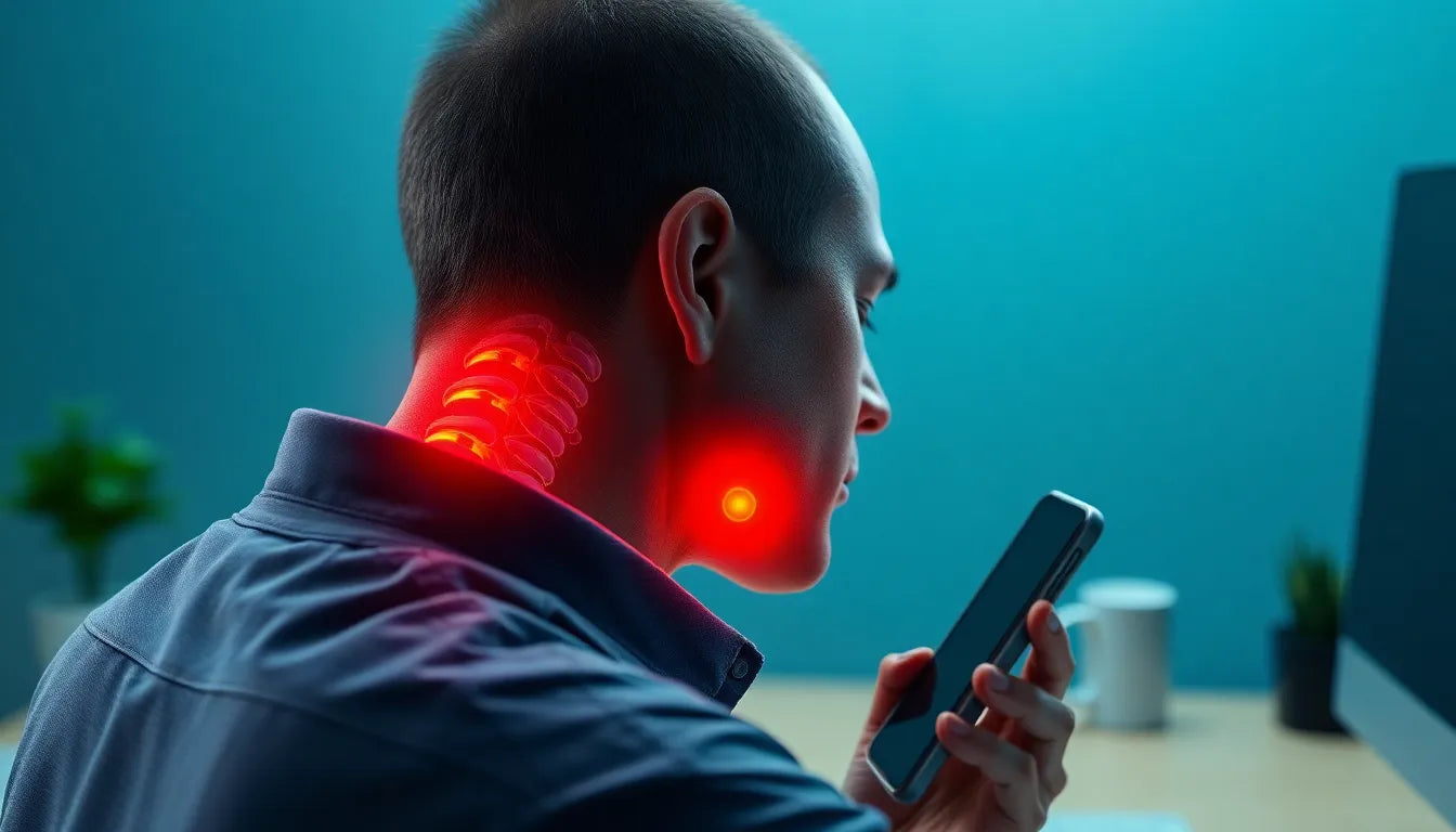 Unraveling the Mystery: Why Neck Strain Happens to You - Illustration