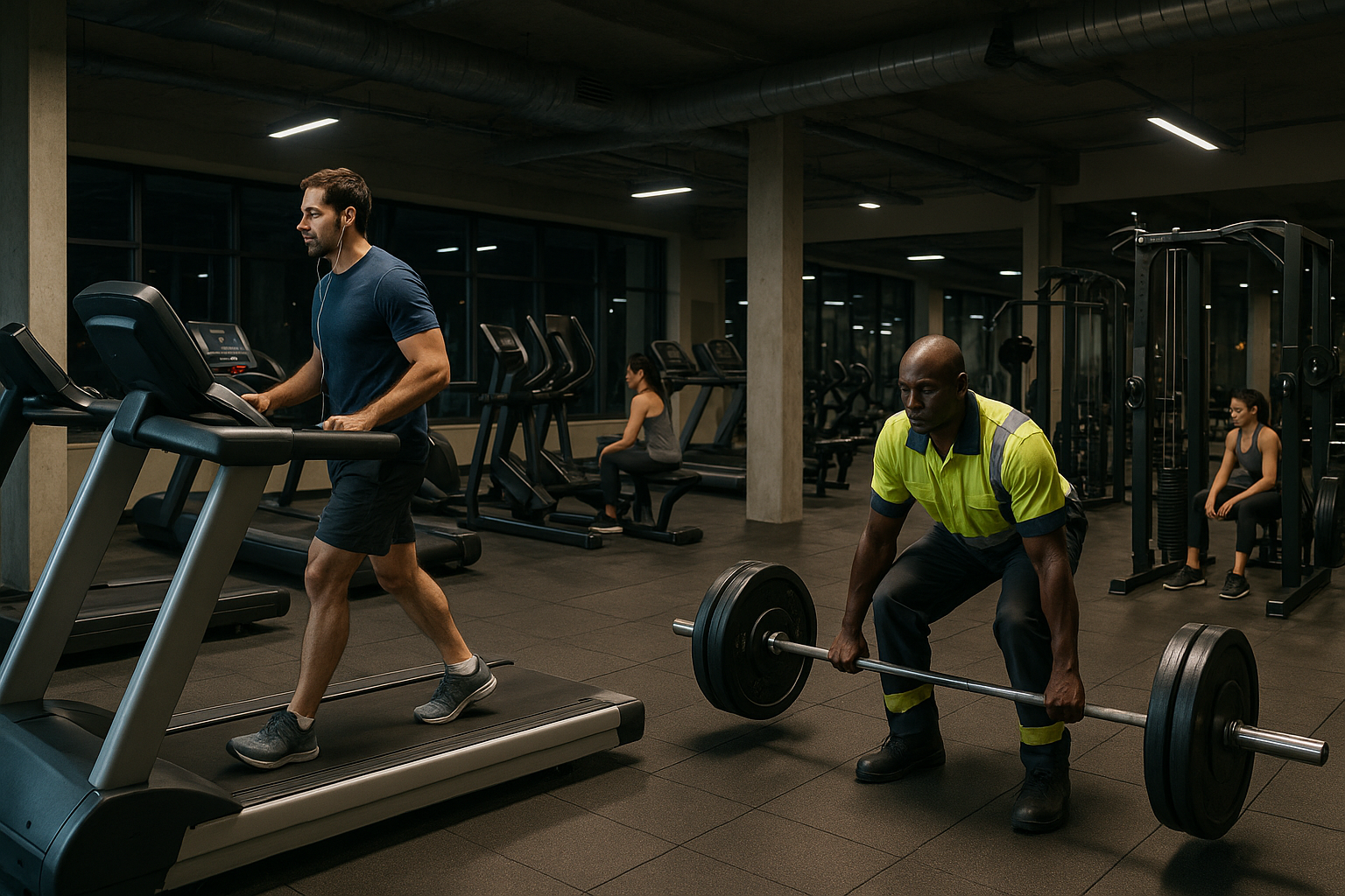 Discover the Future of Fitness with 24/7 Access - Illustration