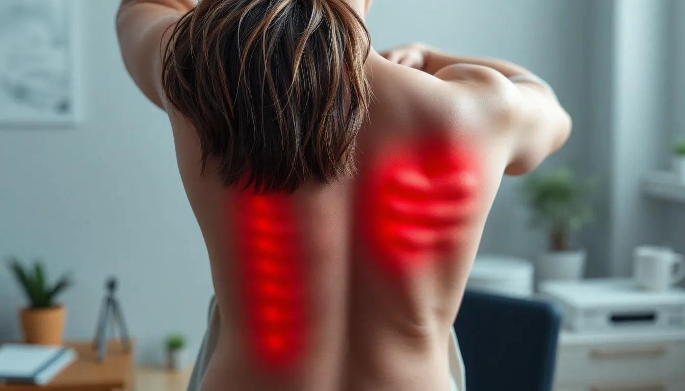 Ondt i ryggen efter arbejde? Find lindring nu! - Illustration