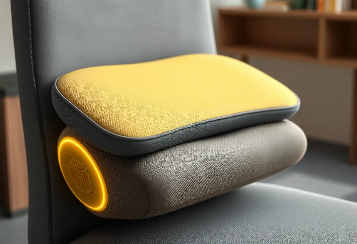Discover Comfort with the Perfect Ergonomic Back Cushion - Illustration
