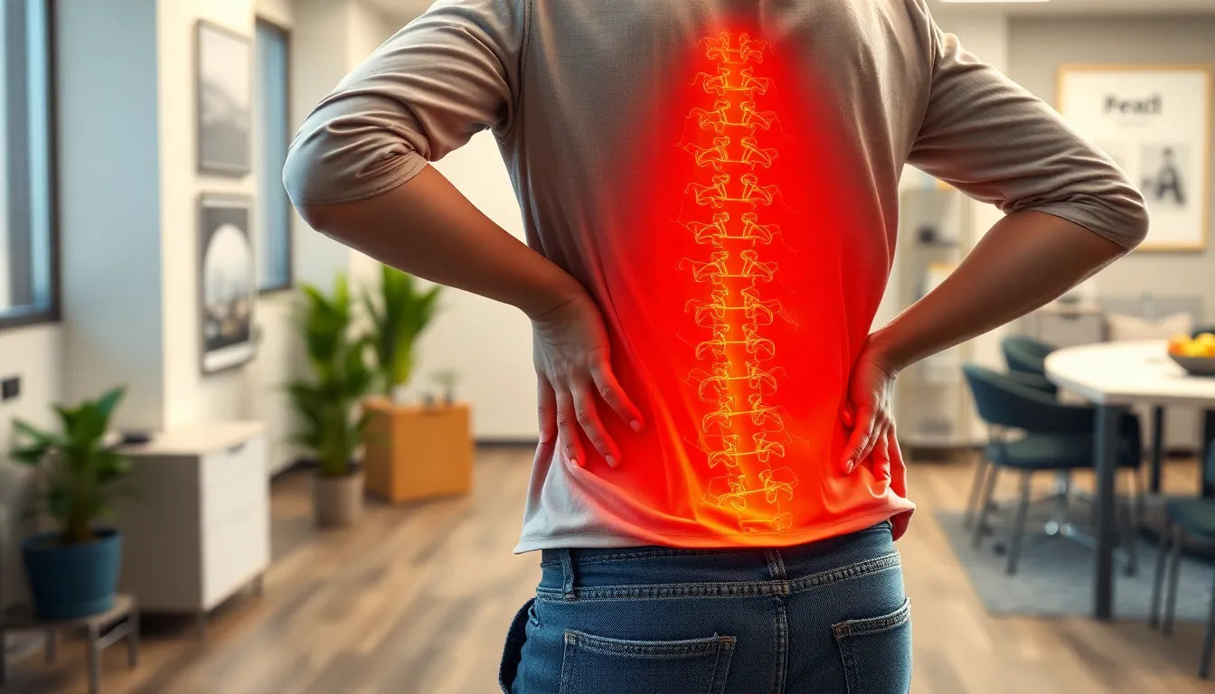 Ondt i lænden når jeg bukker mig: Find lindring med Anodyne - Illustration