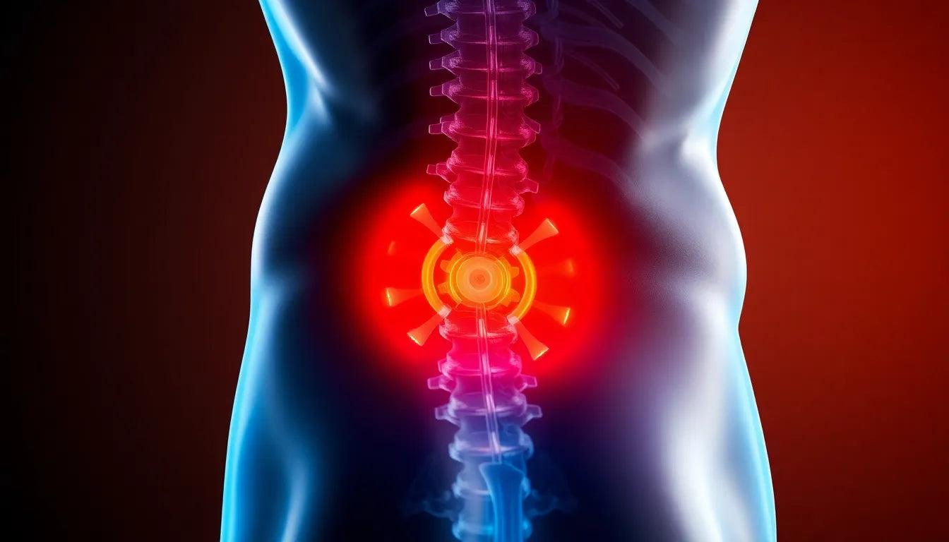 Spot the Signs: Understanding Herniated Disc Symptoms in Your Lower Back - Illustration