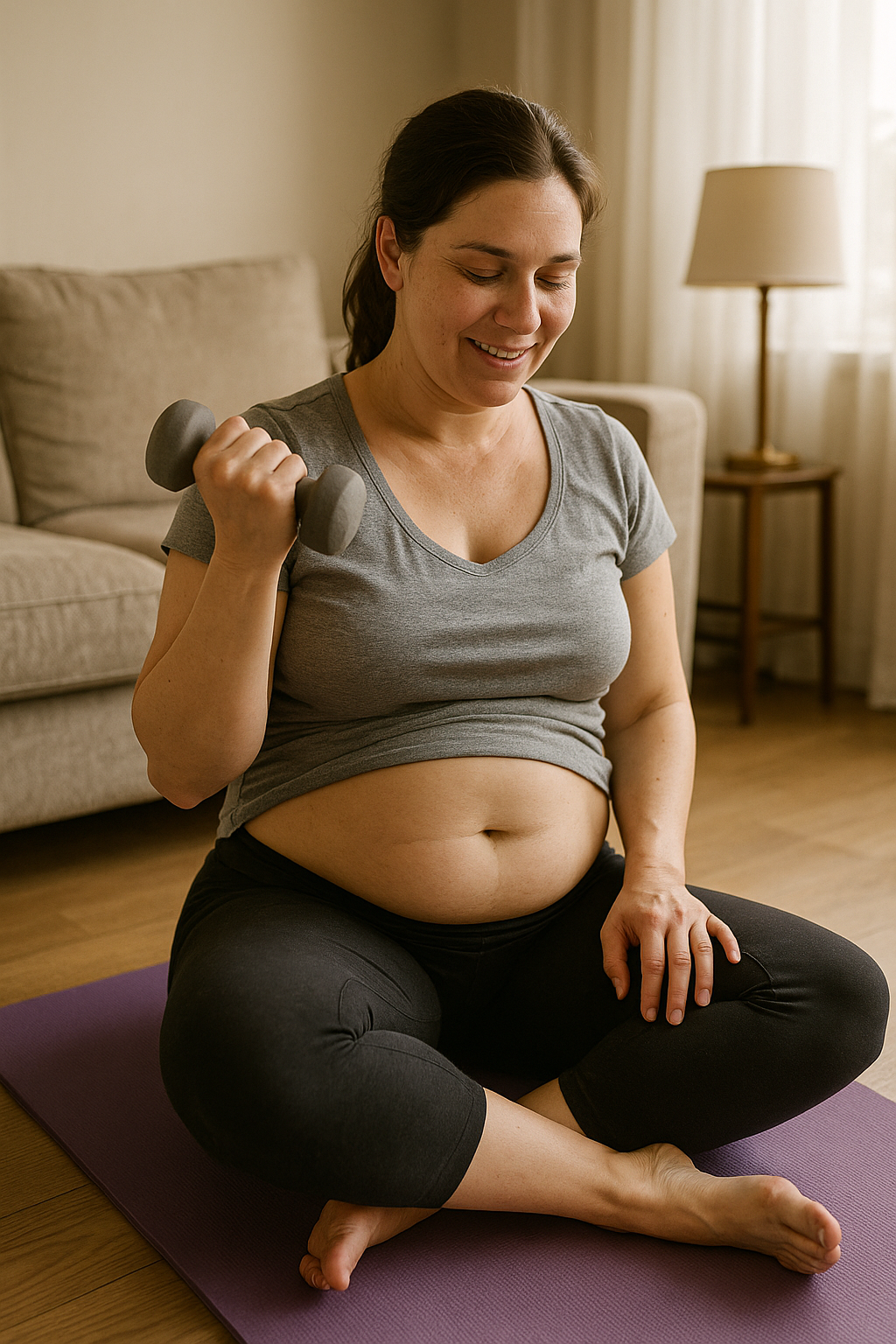Rediscovering Strength: Embrace Safe Exercise After a C-Section - Illustration