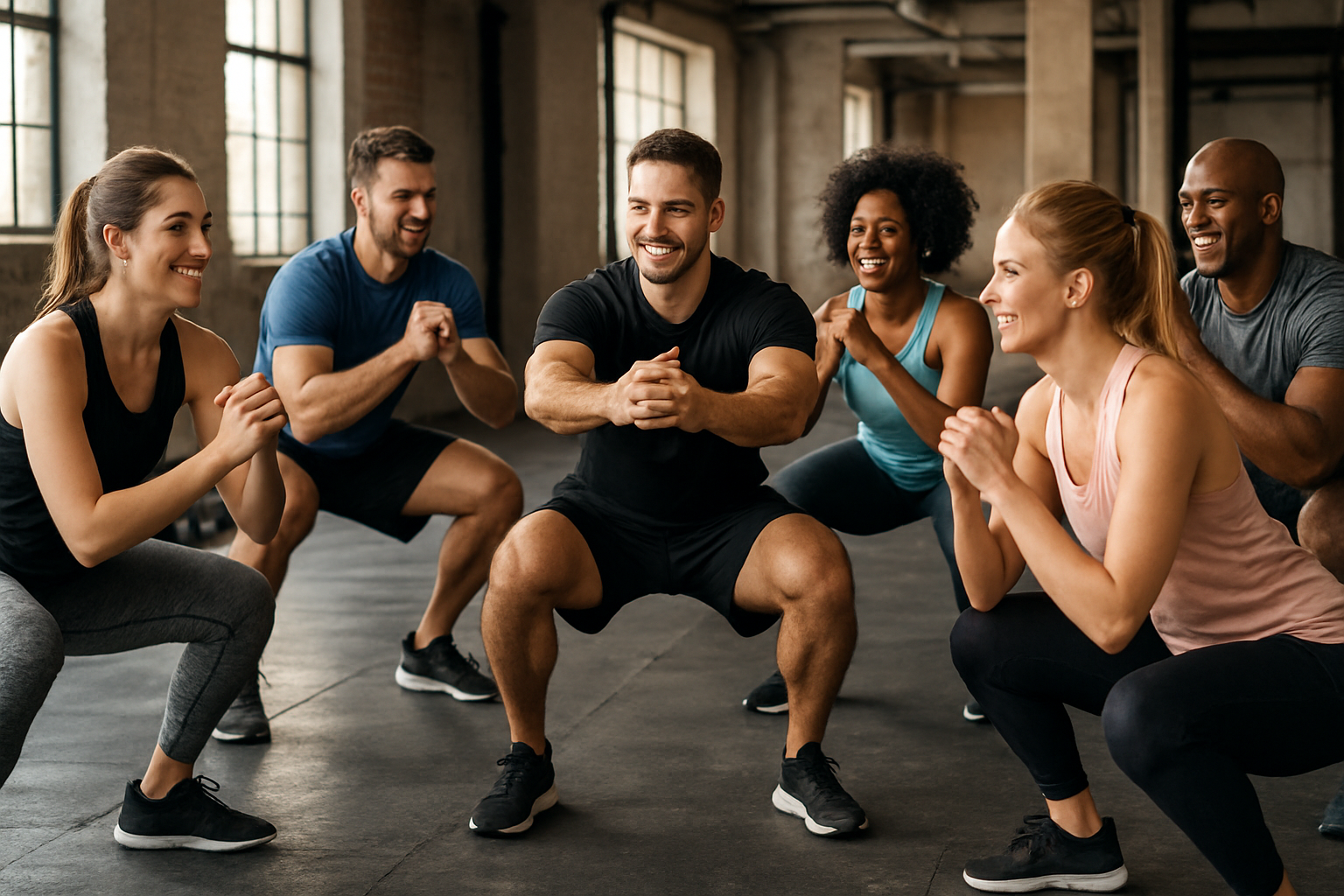 Discover the Power of Group Fitness Training: Motivation, Community, and Results! - Illustration