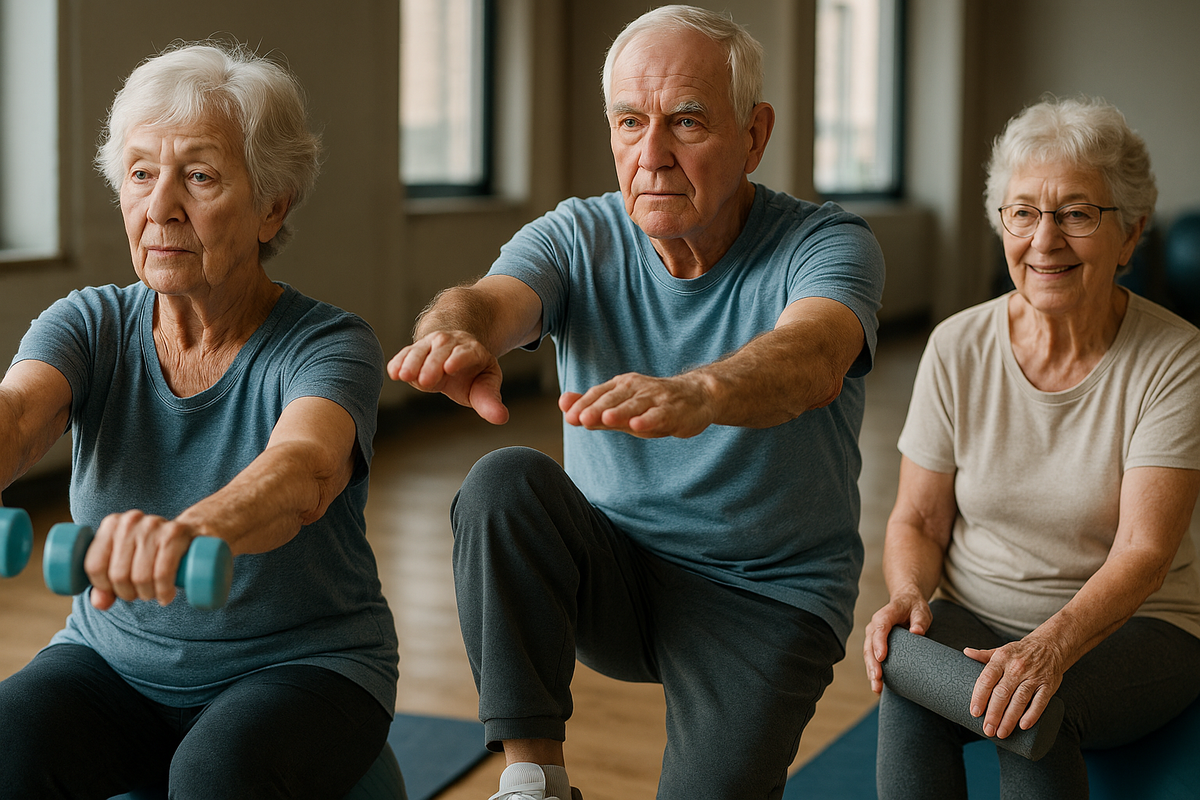 Unlock Vitality: Embrace Fitness at Any Age - Illustration