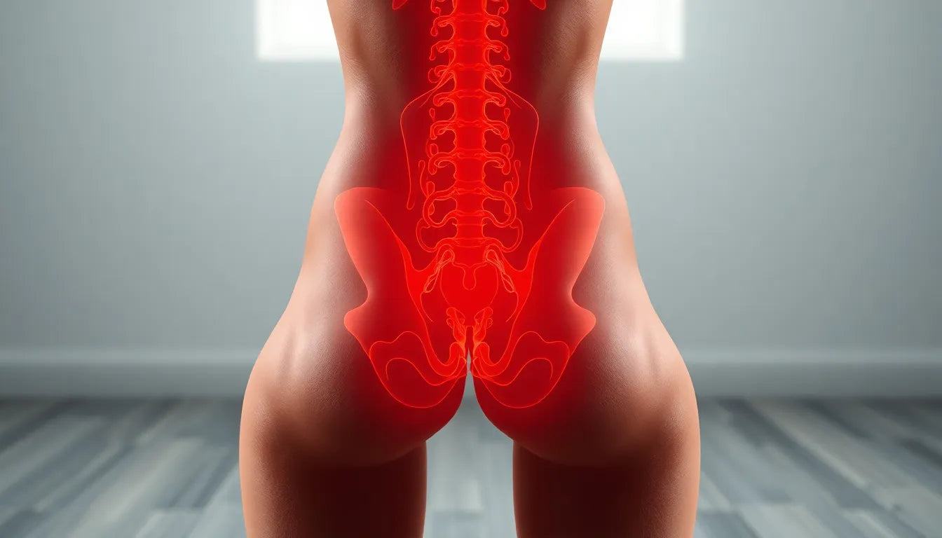 Bækkenbundsøvelser practice reader for a stronger core - Illustration