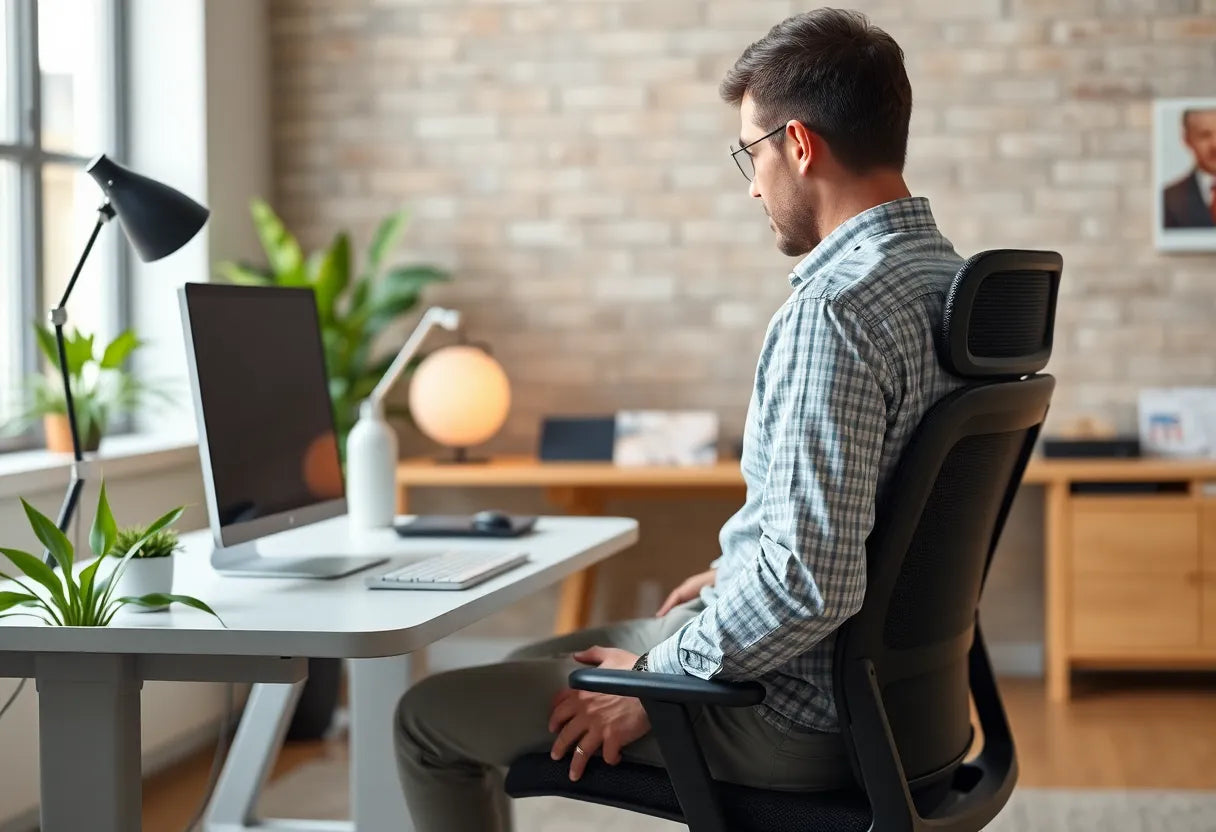 Sitting Smart: How to Beat Back Pain with Better Posture - Illustration