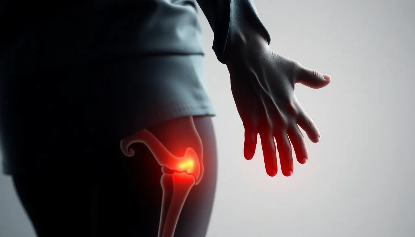 Slip fri af smerterne: find løsningen på bækken smerter i hoften og lænden - Illustration