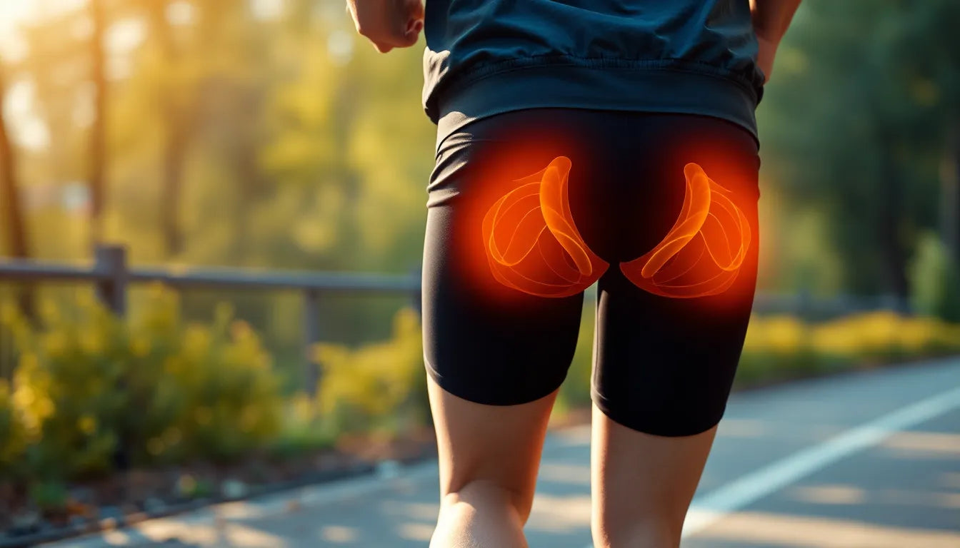Running without pain: practice reader exercises for post-run hip relief - Illustration