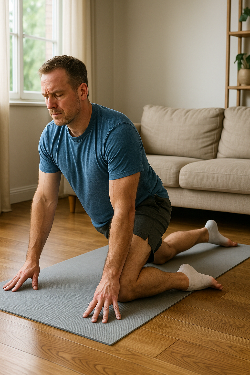 Unlock Your Hips: Simple Stretches for Everyday Relief - Illustration