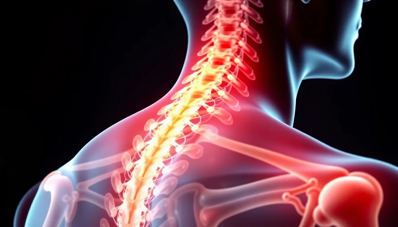 Relieve Shoulder Blade Pain from a Herniated Disc with These Tips - Illustration