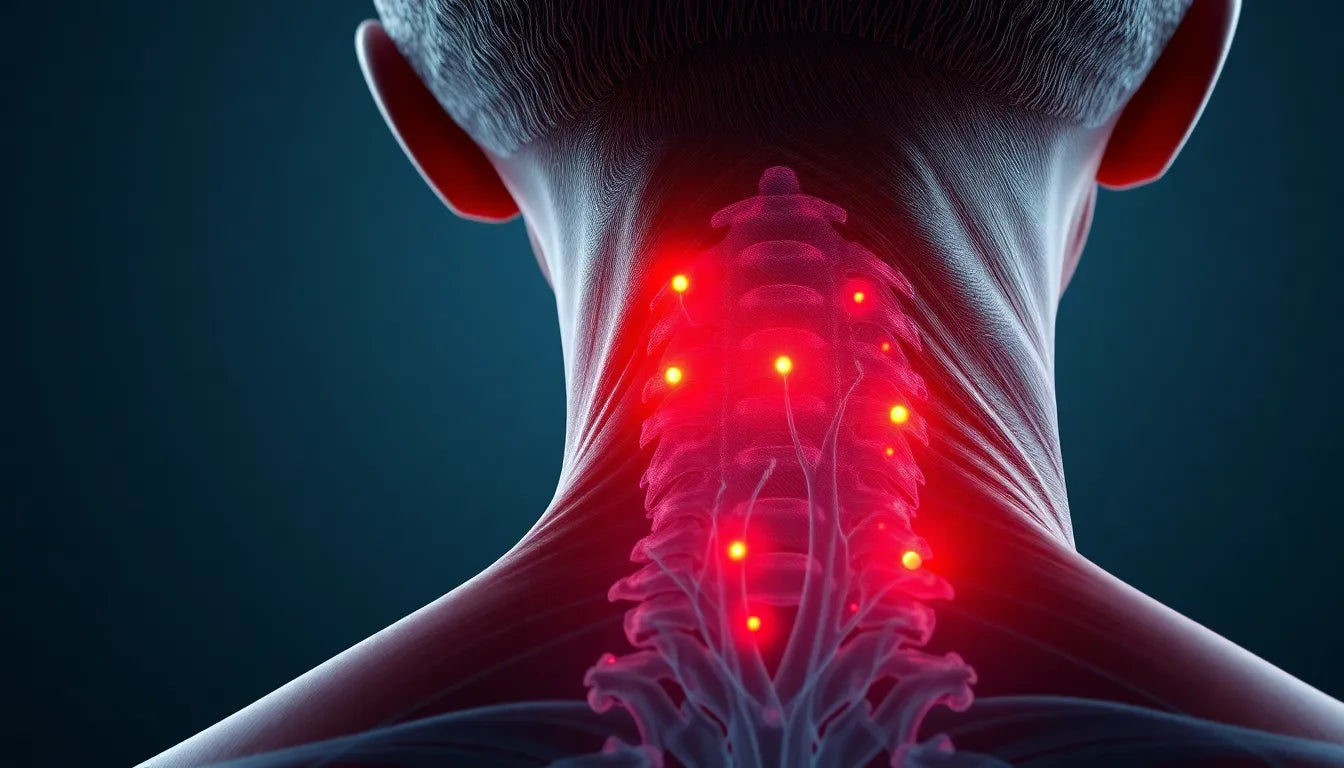 Understanding the mystery of muscle knots in your neck - Illustration