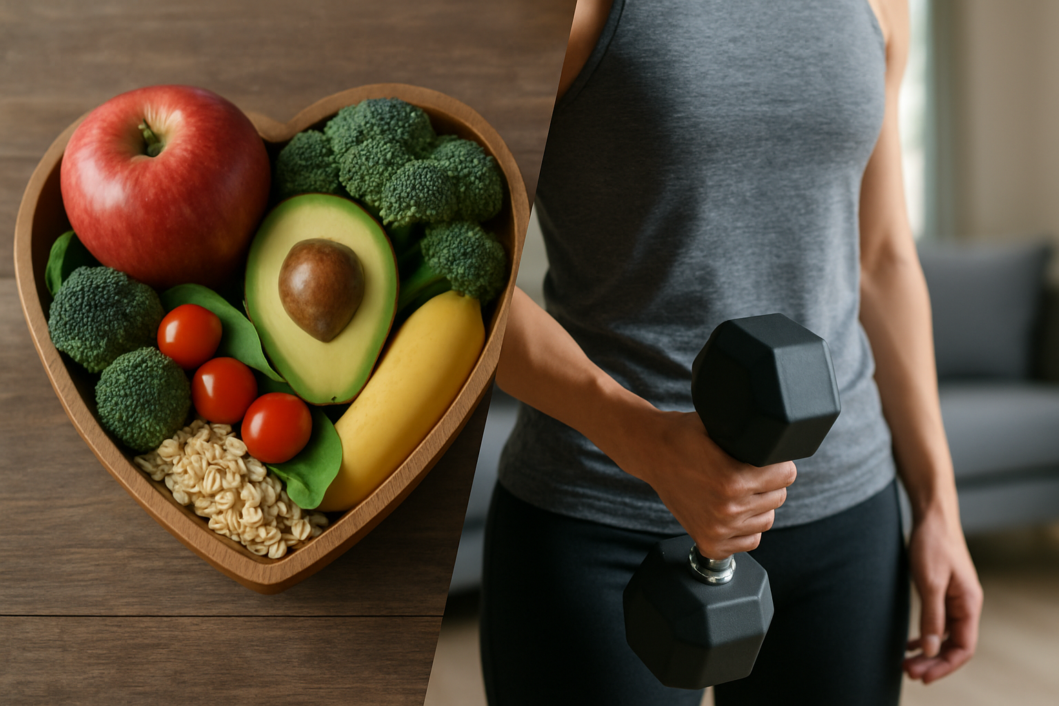 Unlock the Secret to a Healthier You: Balance Exercise and Diet for Lasting Wellness - Illustration