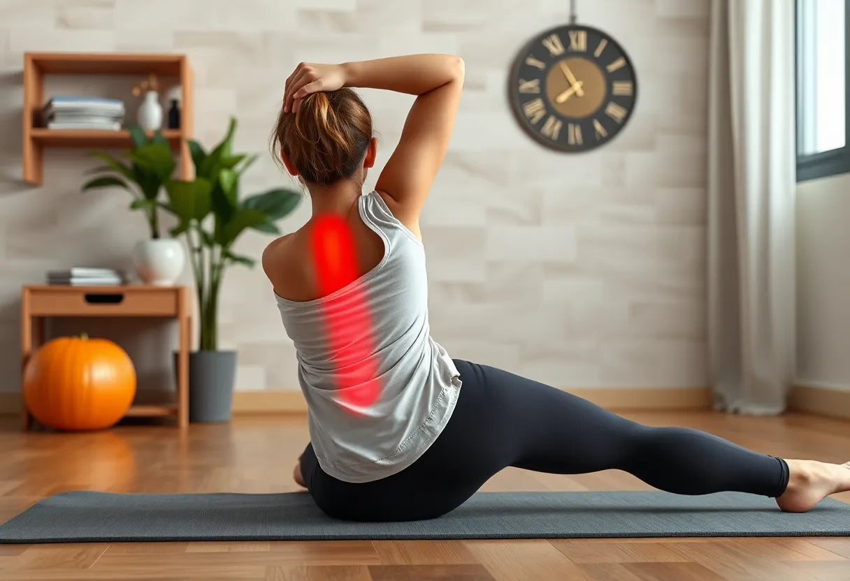 Ease Your Pain: Gentle Moves for Acute Lower Back Relief - Illustration