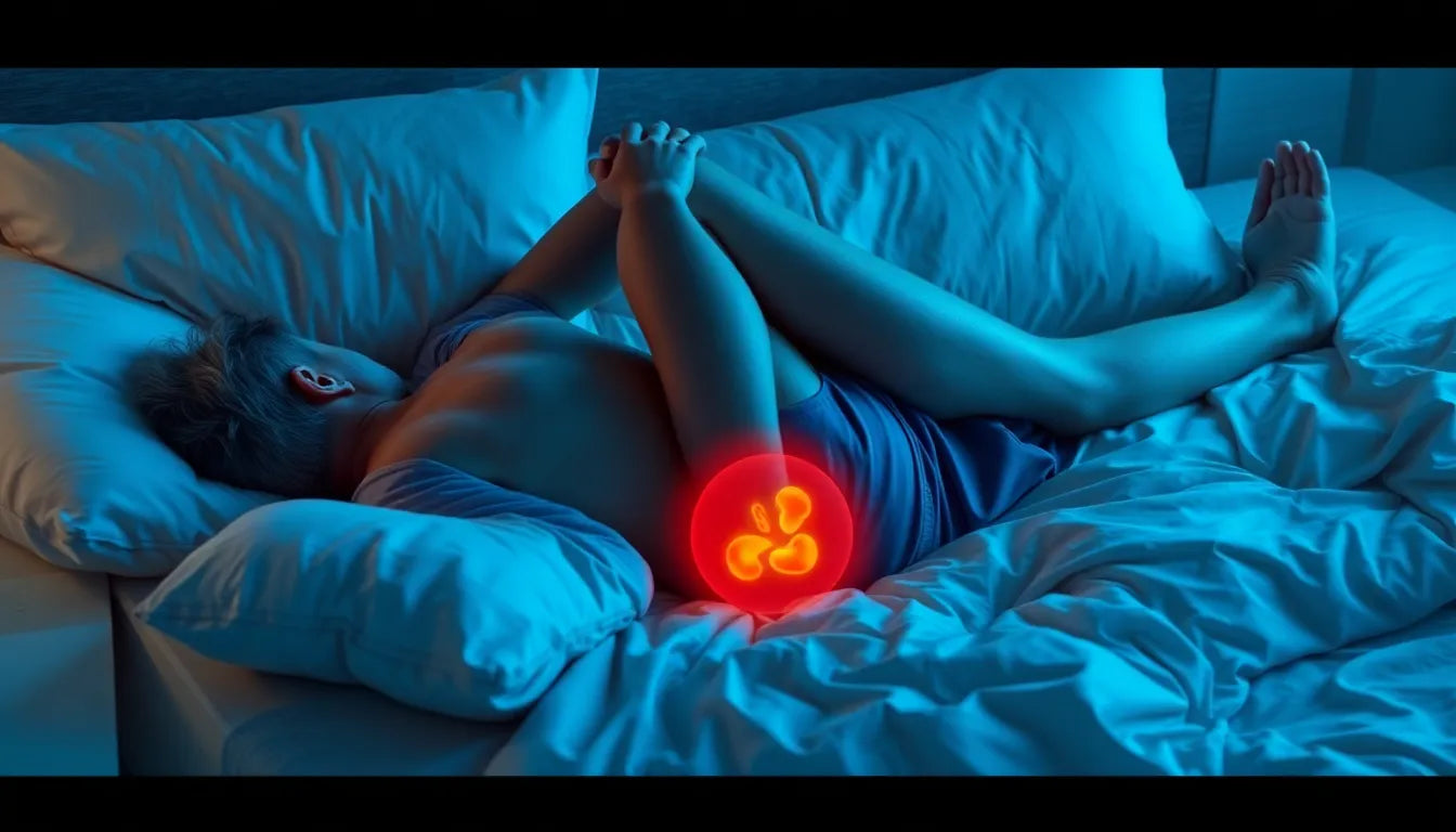 Sov bedre: slip for smerter i hoften når du ligger ned - Illustration