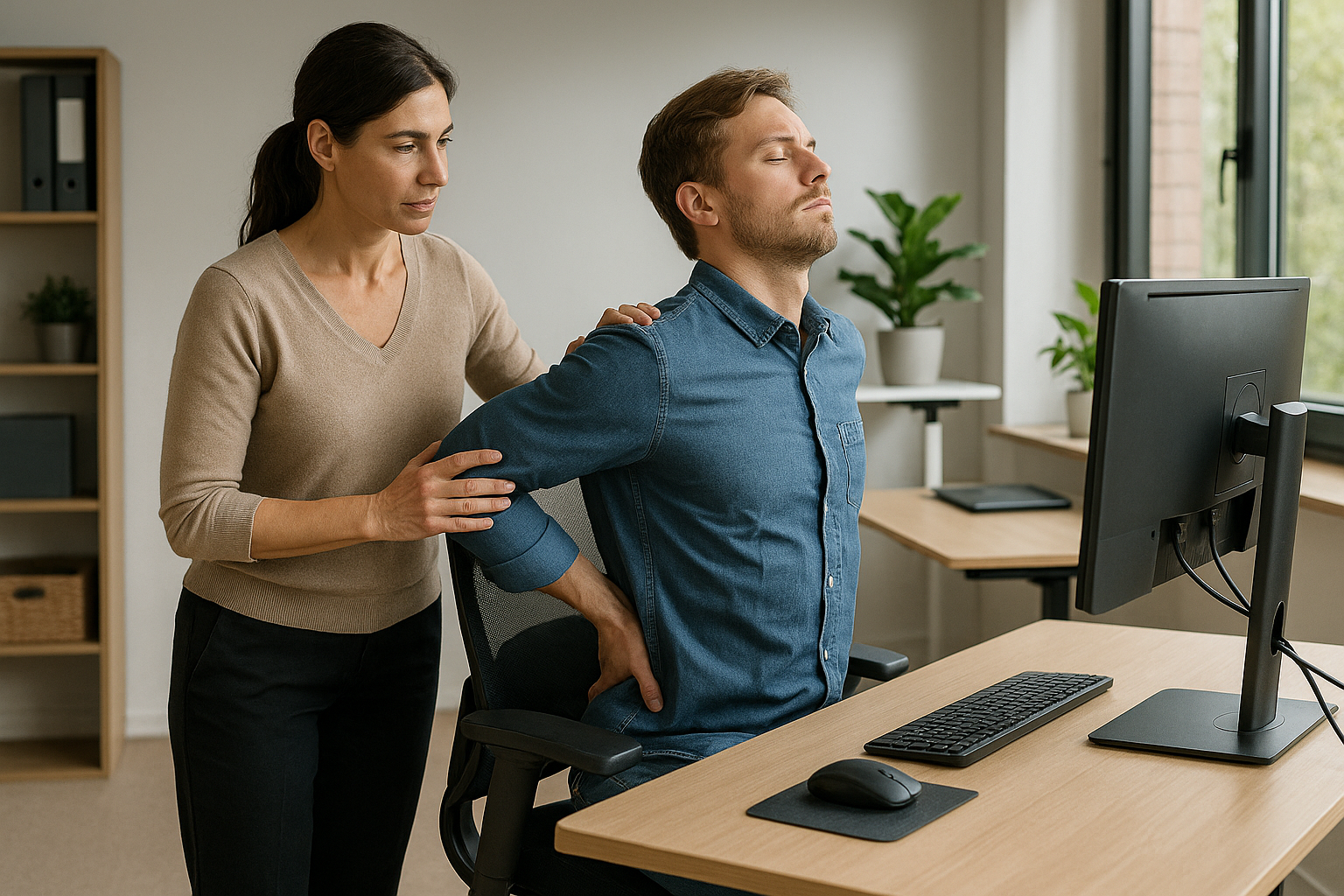 Prevent injuries before they happen with smart ergonomic choices - Illustration