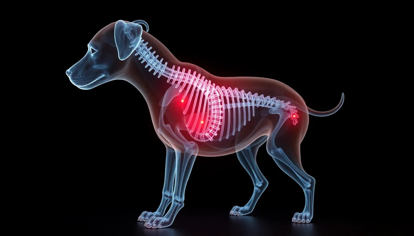 Helping Your Dog Live Comfortably with Spondylosis - Illustration