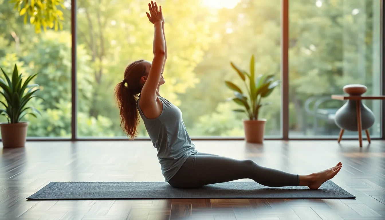 Find Sciatica Relief with Everyday Yoga and Karen - Illustration