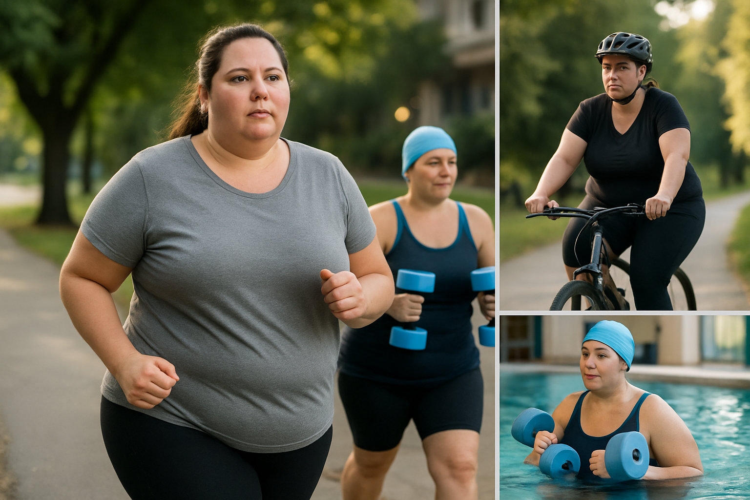 Get Moving: Low-Impact Exercises for Overweight Beginners - Illustration