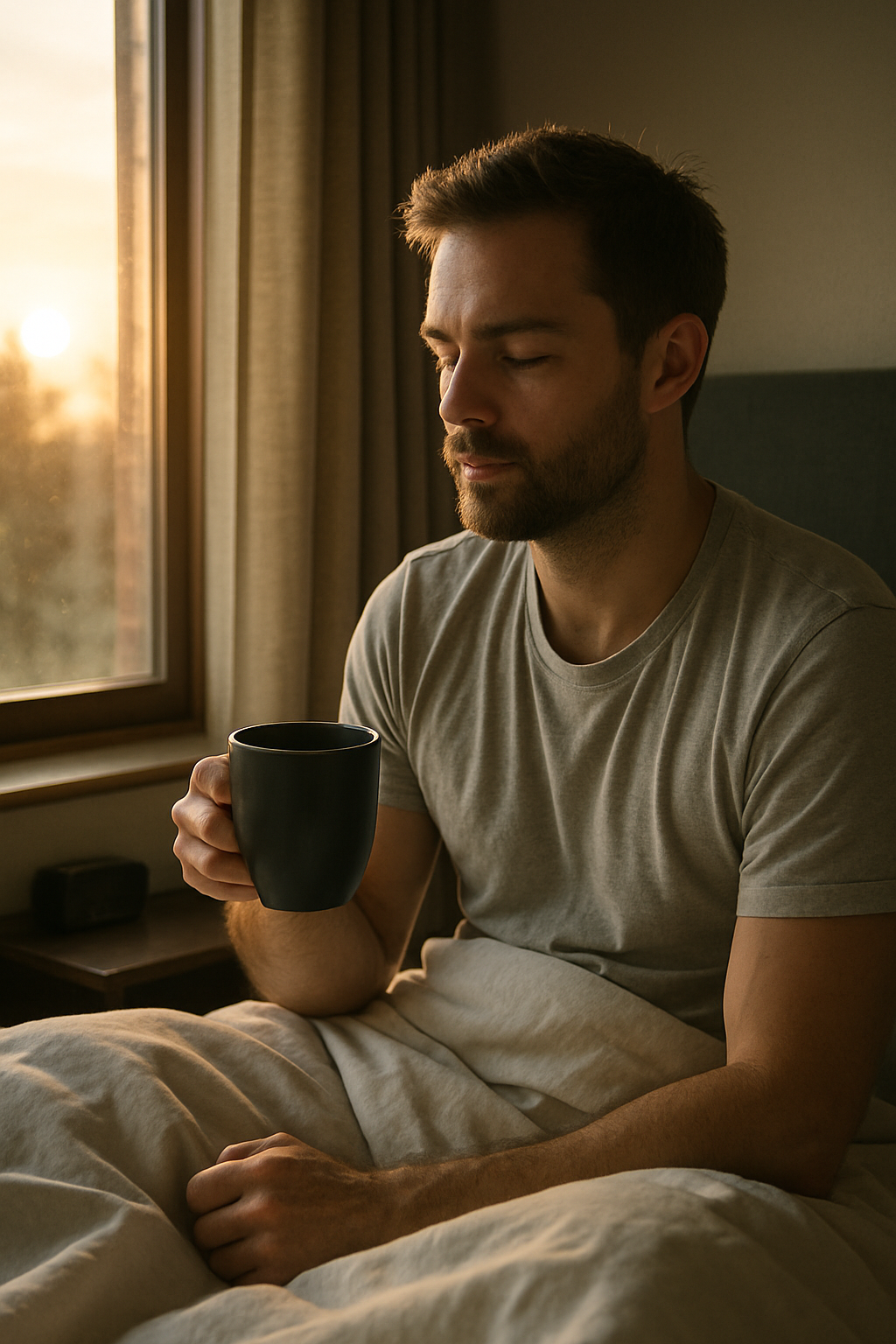 Embrace the dawn: how waking up early transforms your day and your health - Illustration