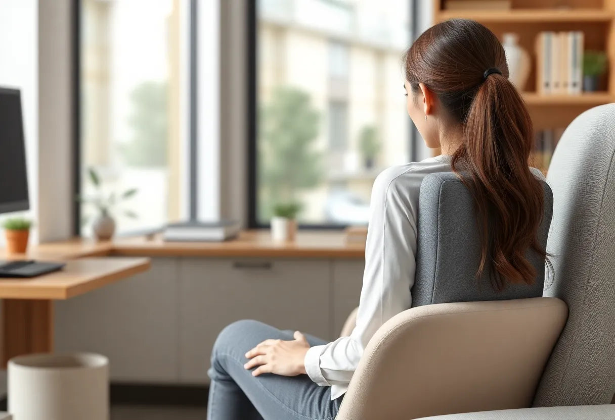 Discover the Secret to Perfect Posture with Lumbar Cushion Support - Illustration