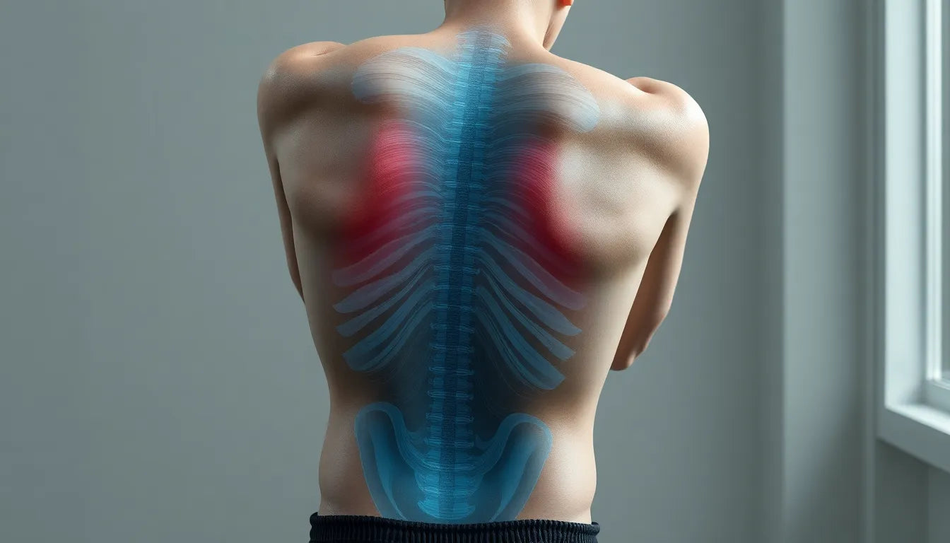 Ease Your Mid-Back Pain with Practice Reader: Simple Exercises for Relief - Illustration