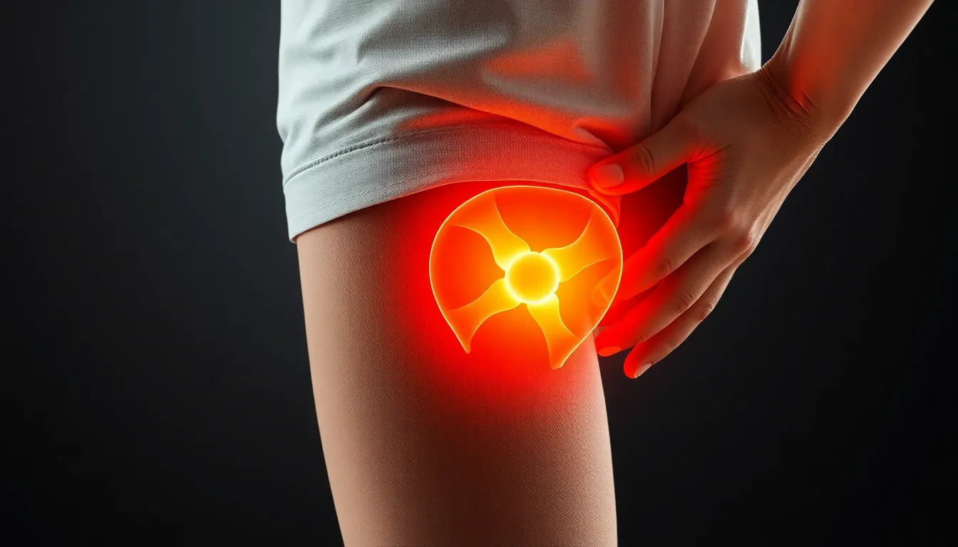 Ondt i knæet bagpå: Find lindring og forstå årsagerne - Illustration