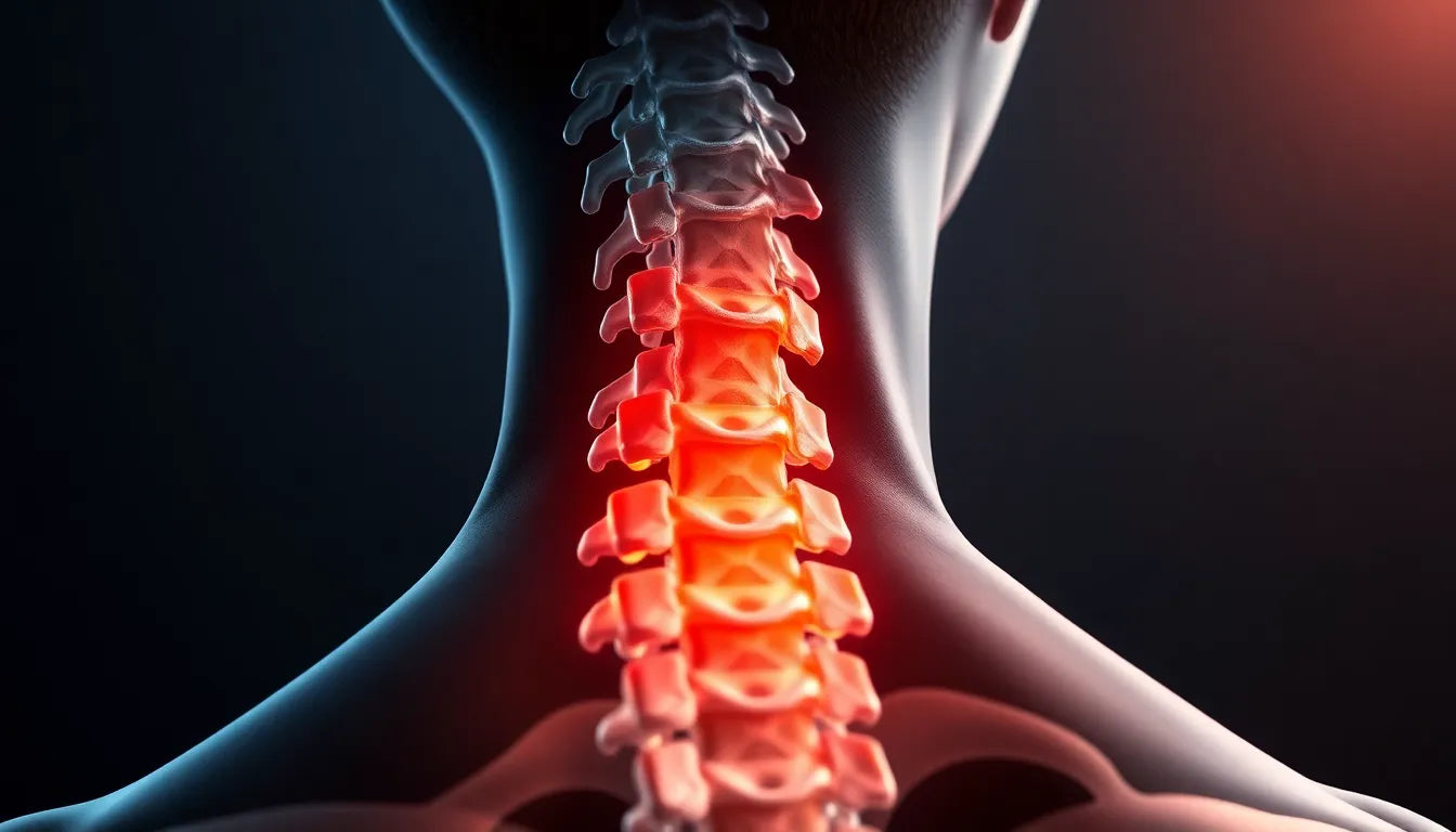 Find Relief from Neck Herniated Disc Pain with Simple Solutions - Illustration