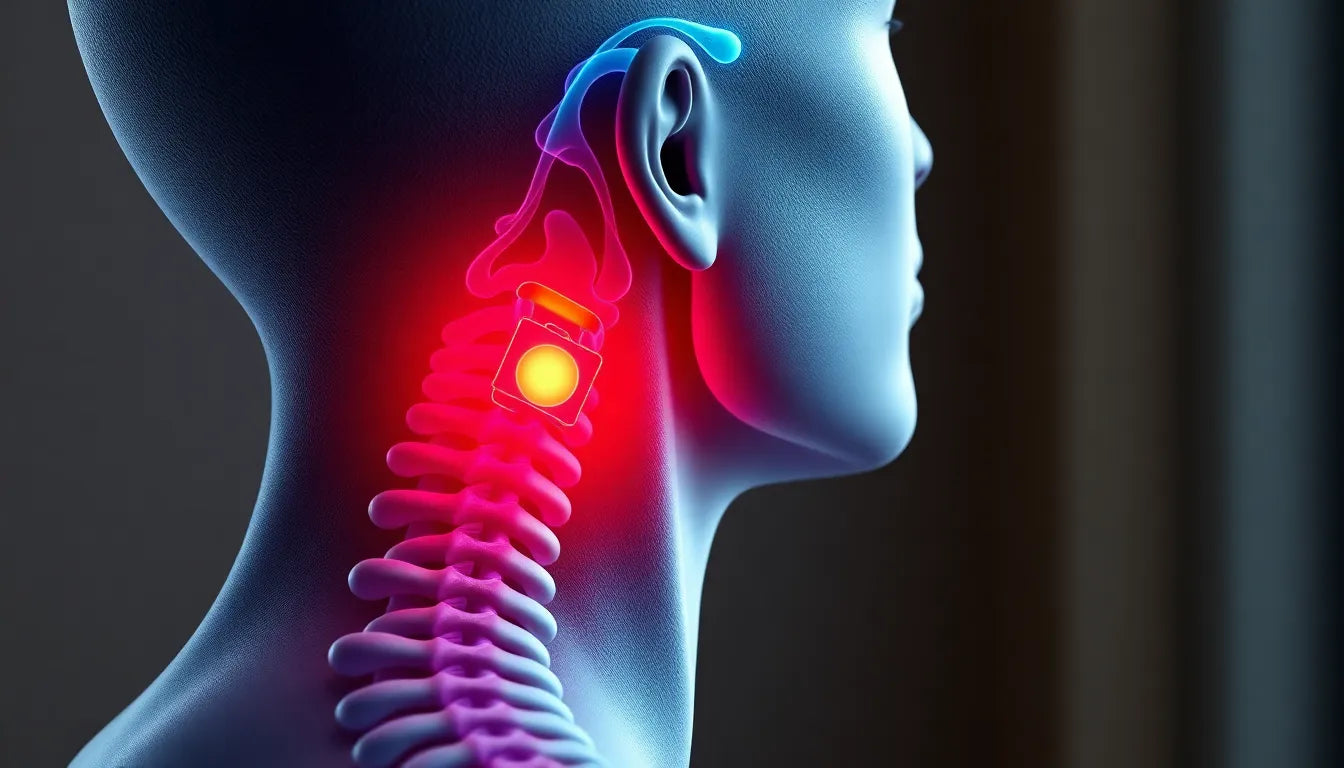 Unlock Relief from Spondylosis Neck Pain with Ergonomic Solutions - Illustration