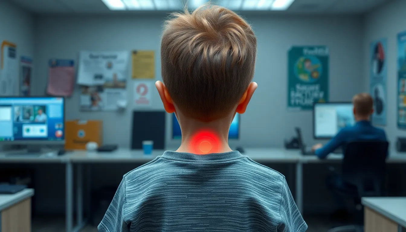 Når dit barn har ondt i ryggen: hvad skal du vide? - Illustration