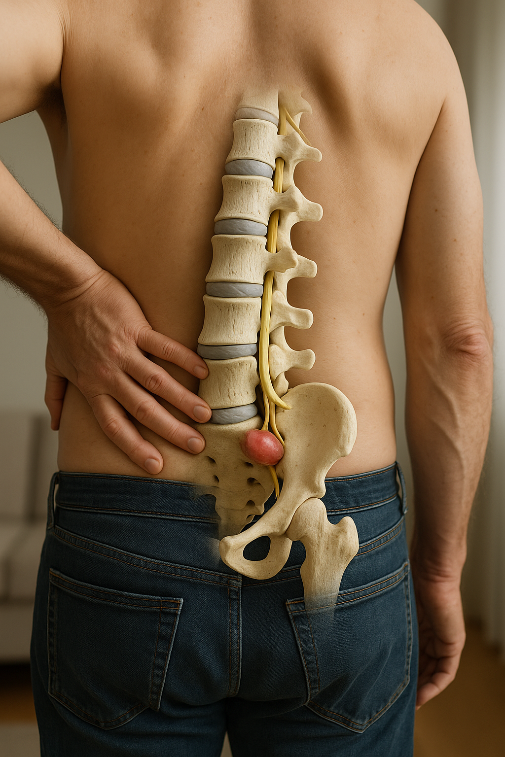 Discover Relief from Lumbar Prolapse Pain Today - Illustration