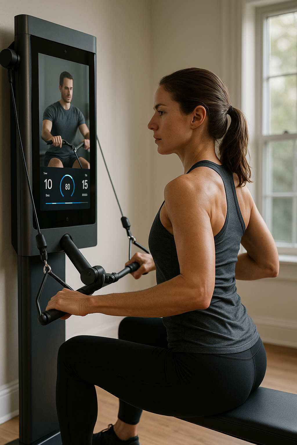 Discover the Future of Fitness with Smart Exercise Machines - Illustration