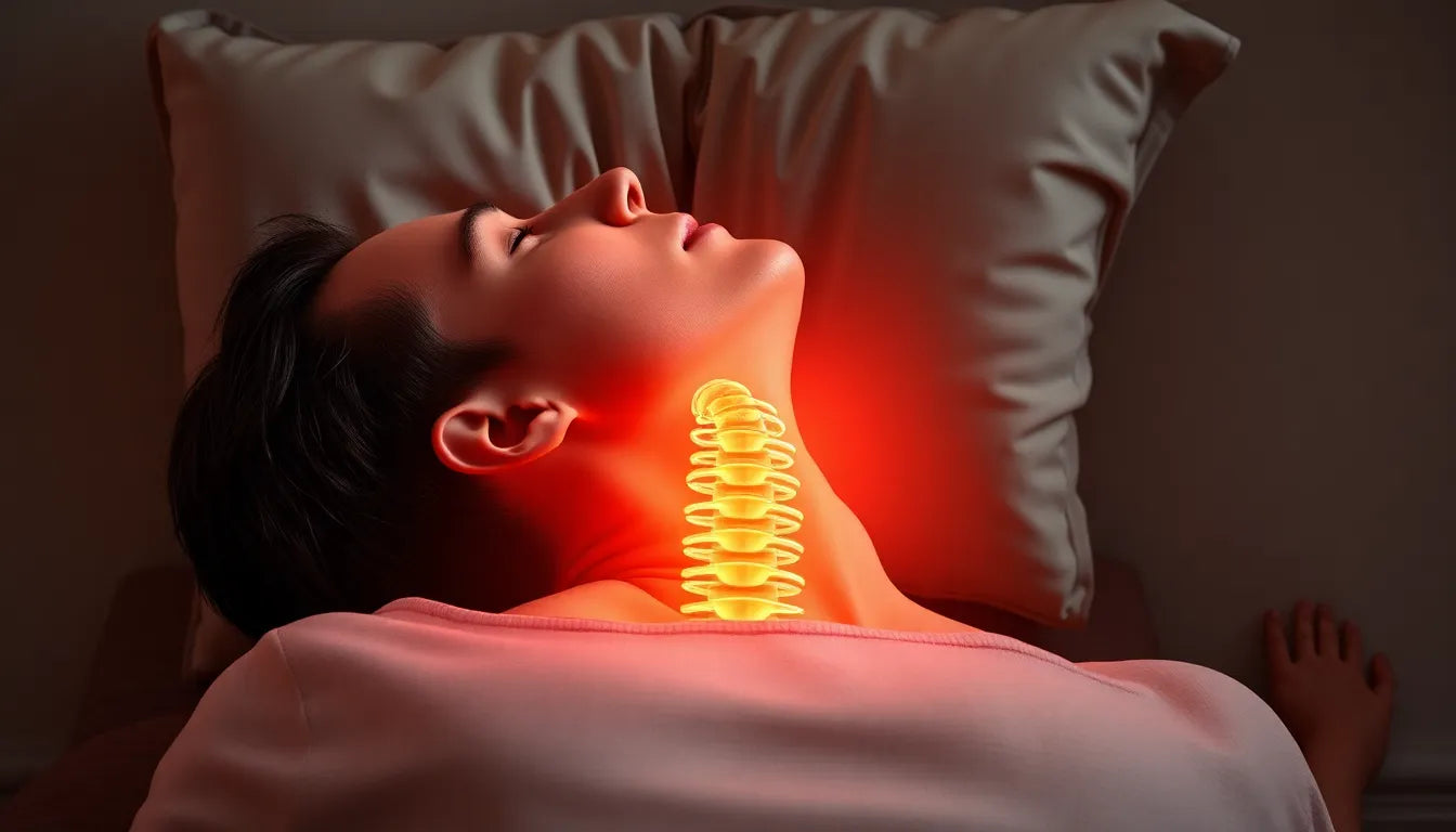 Discover the Secret to Sleeping Comfortably with a Herniated Disc in Your Neck - Illustration